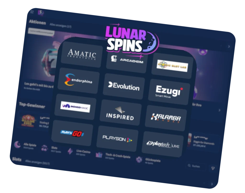 Lunar Spins Providers