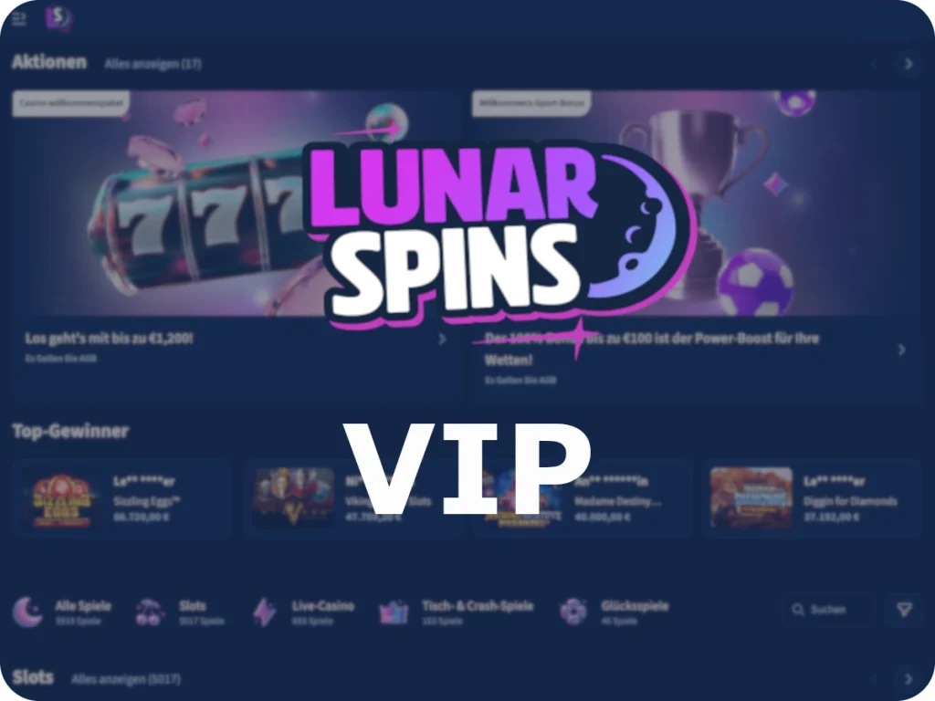 LunarSpins VIP