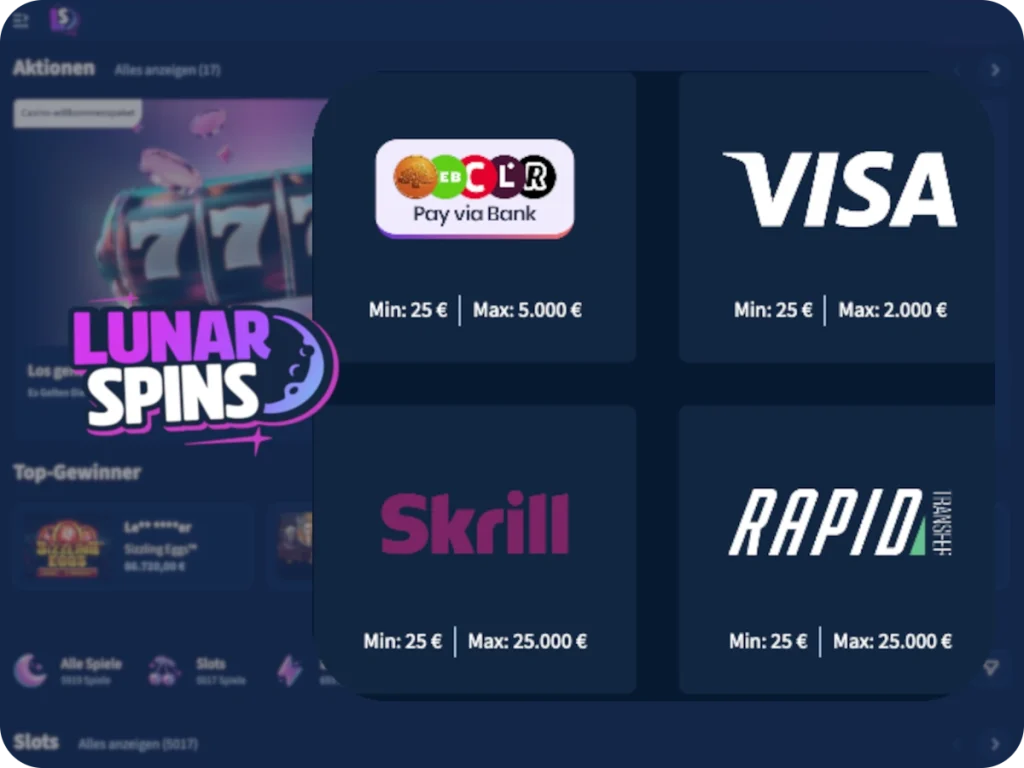 Lunarspins Deposit