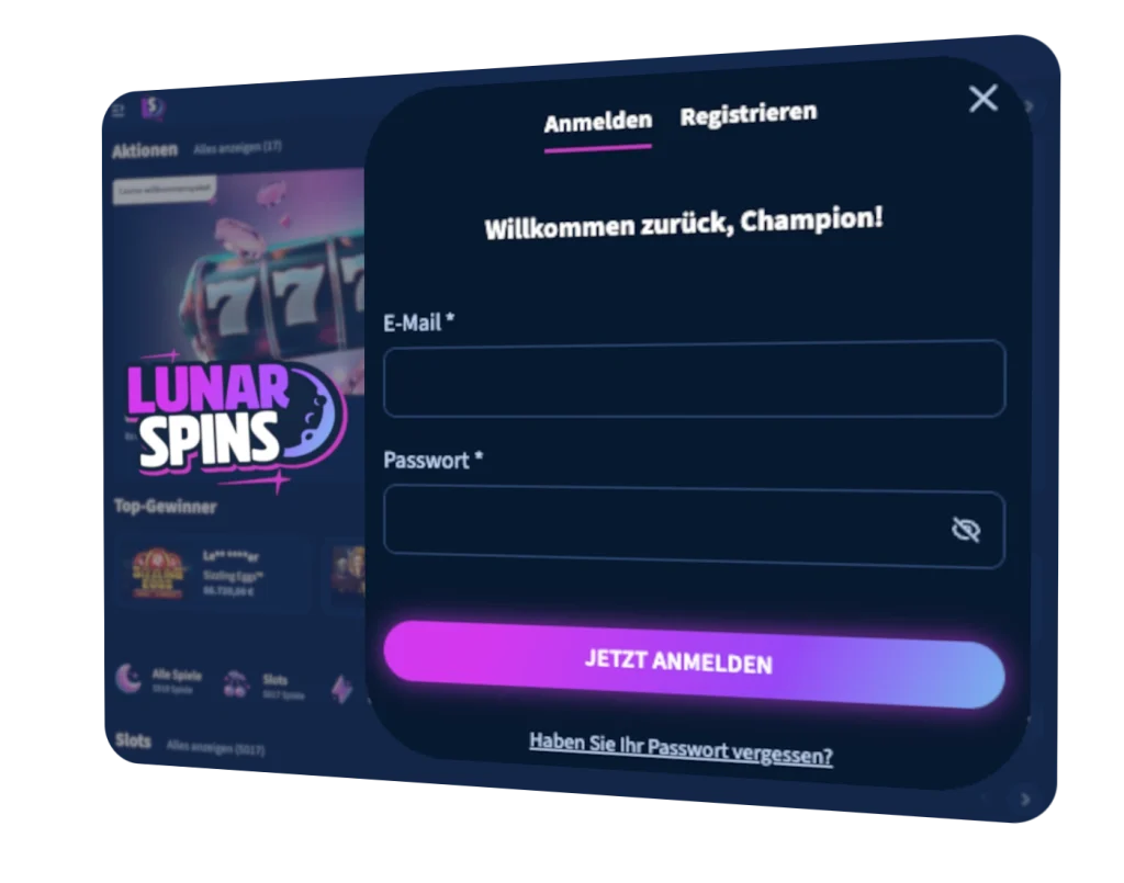 Lunarspins Login
