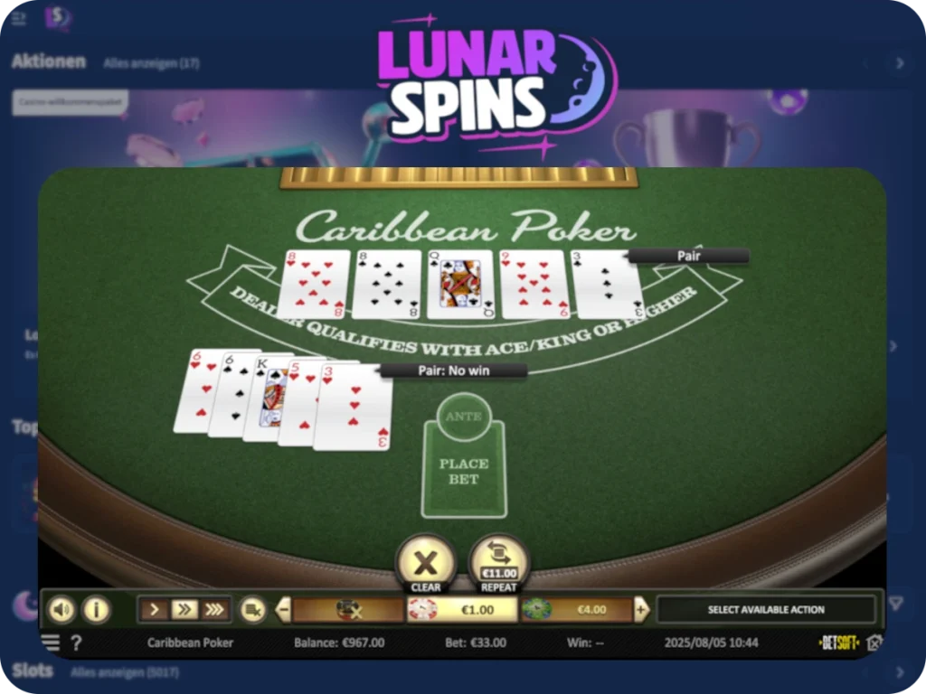 Lunarspins Poker